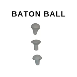 A picture of some balls that are in the air.