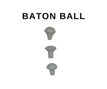 A picture of some balls that are in the air.