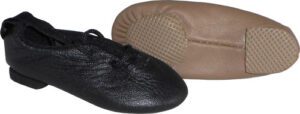 A pair of shoes that are black and brown.