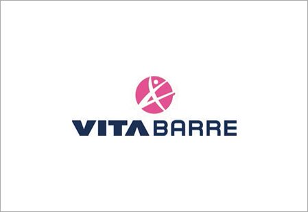A logo of the company vita barre.