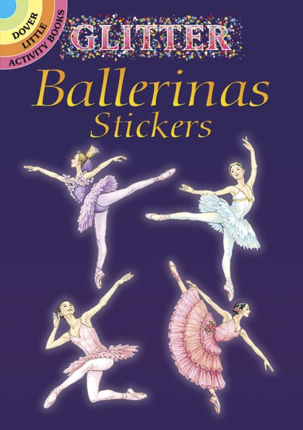 A book cover with four different ballerinas in various poses.