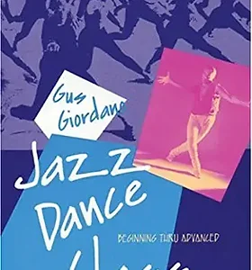 A book cover with the title jazz dance.