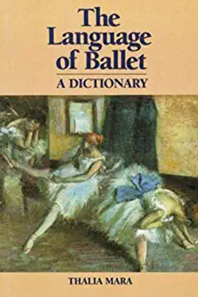 A book cover with several ballerinas in the background.