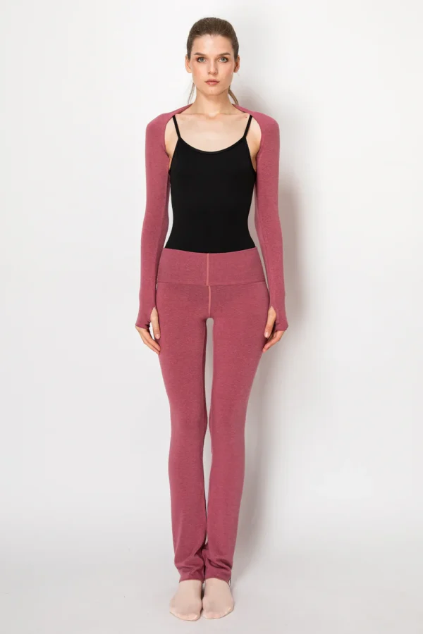 Rosé Roll Down Warm Up Pants - Image 7